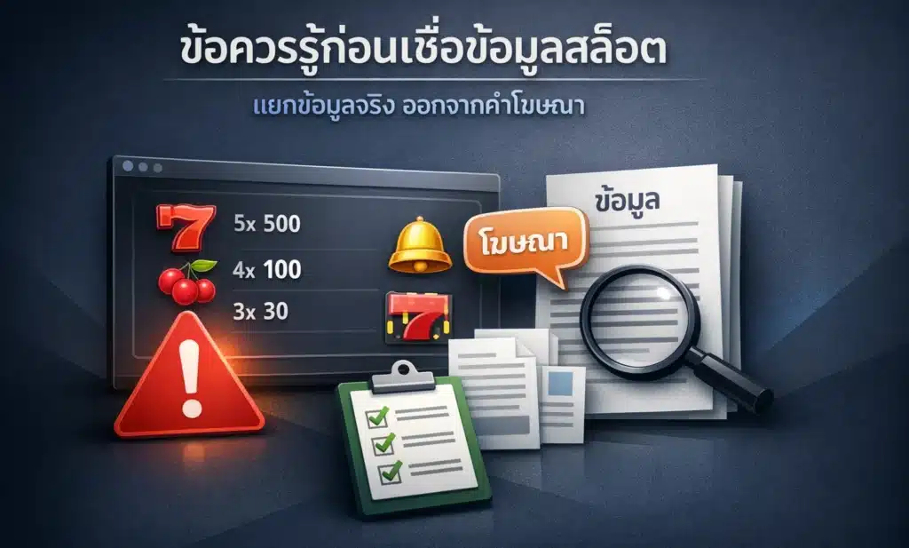 เกมสล็อตคืออะไร